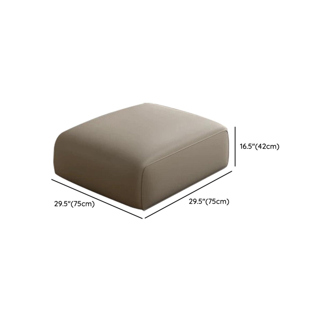 Baxter Leather L-Shape Sofa with Scratch-Resistant Feature