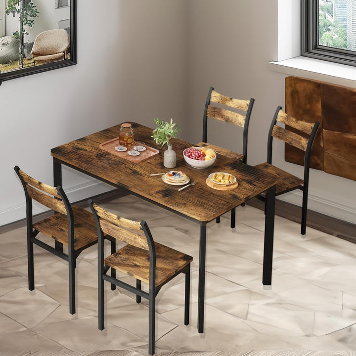 5-Piece Vintage Dining Table Set