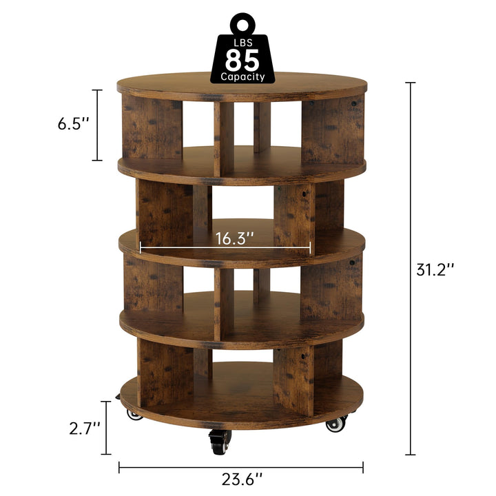 Hooseng Rotating Shoe Rack 360° Spinning Shoe Rack