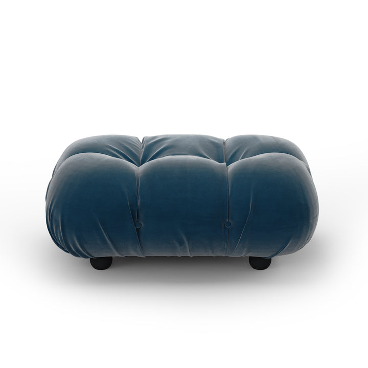 Superior Velvet Modular Single Ottoman